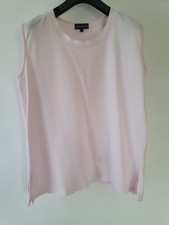 Damen Ärmellos Top Bluse  JONES ARMSTRONG Gr L Rosa 100% Baumwolle