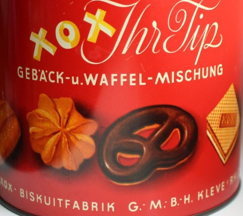 Alt blechdose xox ihr tip - xox, keks