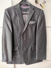 Anzug Jacke Herren Jacket Gr. 46 leicht glänzend elegant für Hochzeit +Weste Neu
