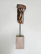 Eisen Skulptur  Büste Helmut