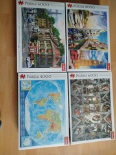 4 Stück Trefl Puzzle 2x 4000