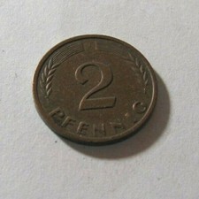 C# 2 Pfennig DM Münze Coin