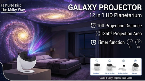 Galaxy star projektor in - 12,