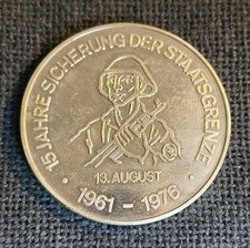 Medaille DDR: 15 Jahre Sicherung der Staatsgrenze 1961-1976 Kampfgruppen MdI MfS