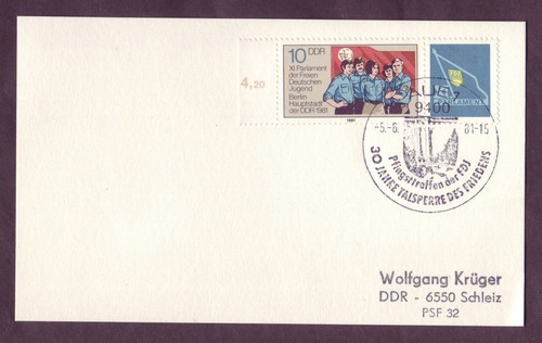 Sonderstempel 1981 aue - sonderstempel,