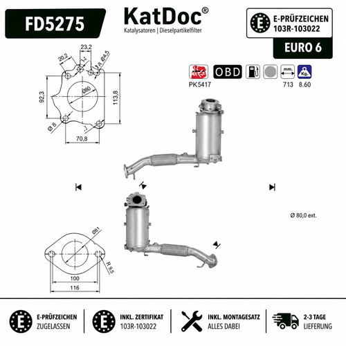 Dpf partikelfilter mazda - partikelfilter,