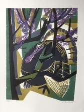 Heinz Friedrich Holzschnitt nummeriert 79/100 datiert 88 signiert