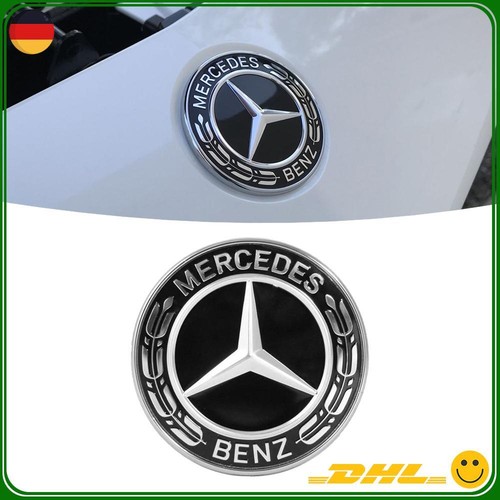 57mm schwarz stern emblem - schwarz,