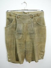 Kurze speckige Damen Lederhose butterweich und total urig Gr.34