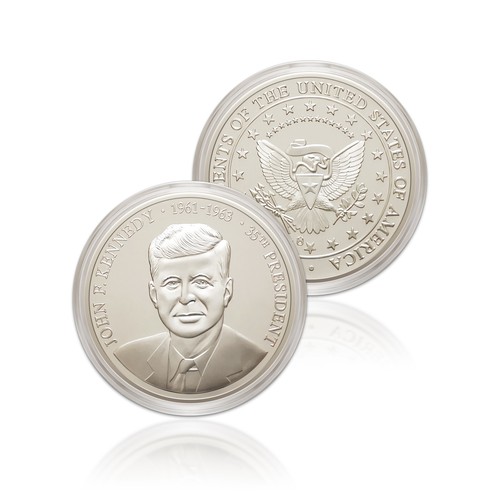 Gedenkprägung john kennedy - f.,