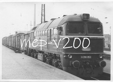 Baryt-Foto ca. 10x15 DR 120 053 (als V 200) Leipzig 1968 - Taigatrommel BR 120