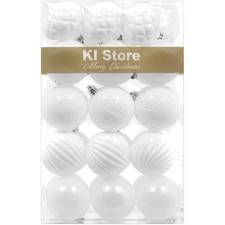 Weihnachtskugeln Kunststoff