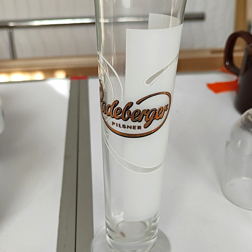 Radeberger pilsner bierglas - radeberger,