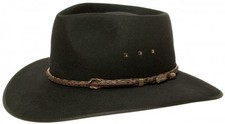 Akubra cattleman black 57 - cattleman, /