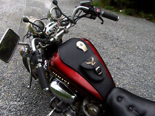 (Sp) Yamaha Virago XV 1000 1100 Leder Tank Gürtel Abdeckung Riemen Chap Bra Bib