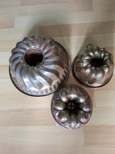 Alte napfkuchenform kupfer - kupfer, aus