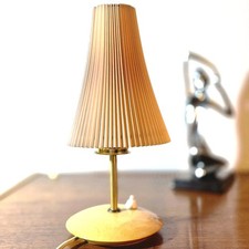 Kleine Vintage Plissee Messing