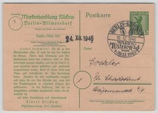 SBZ Ganzsache P 3 gestempelt