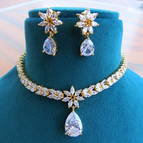 Goldplattierte schmuckset - goldplattierte,