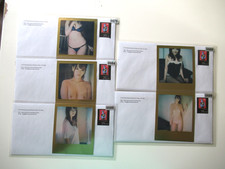 N. ARAKI: 5 ORIGINAL POLAROID "GOLDRAND"  BEARBEITET, HANDSIGNIERT, ZERTIFIKAT