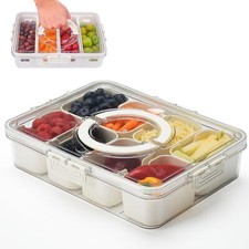 Snackbox Transparent 8 Fächer