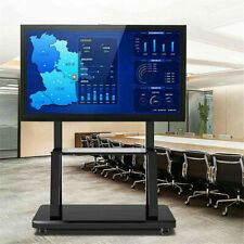 TV Standfuß Rollbar TV Ständer Wagen mit Tablett für 32-75 Zoll LED/LCD DHL