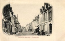 Ak Beaumont le Roger Eure, Rue