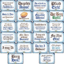 Blechschild 18x12cm Bayern Fan