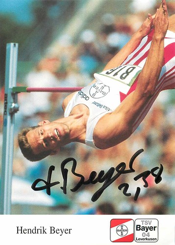 Hendrik beyer autogrammkarte - hendrik,