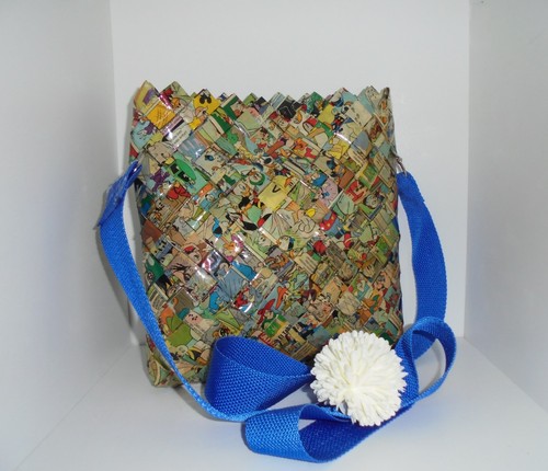 Umhängetasche upcycling - ,