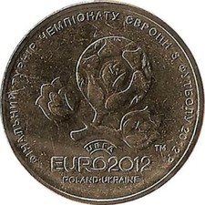 Ukraine 1 Hryvni 2012 "UEFA Euro 2012"