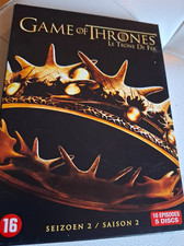 5 DVDs Game of Thrones, Season 2 disc set box 10 episodes