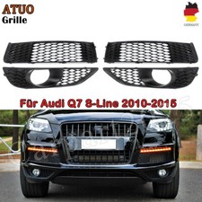 Gitter Stoßstange Nebelscheinwerfer 4X Für Audi Q7 S-Line Bj 2010-15 Wabengrill 