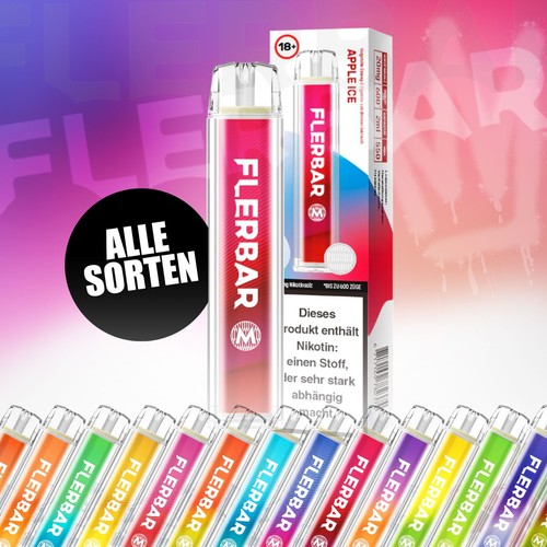 Flerbar shisha mit 20mg - flerbar, e-shisha