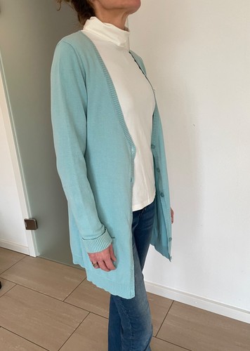 Longweste hellblau 38 - longweste,