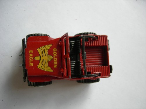 Matchbox 4x4 jeep rot golden - rot,