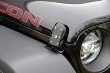 2x Haubenschloss Haubensicherung passend für Jeep Wrangler JL 18- Rubicon Sahara
