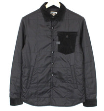 G-Star A Crotch PM Padded Overshirt Jacke Herren L Gepolstert Gesteppt Schwarz