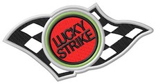 Lucky strike racing flag - racing,