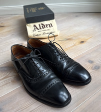 Alden, Saddle Bal Oxford (Black Shell Cordovan), 9,5, 43, Wie Neu