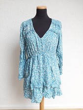 Blau weiß Punkte Leo Animal