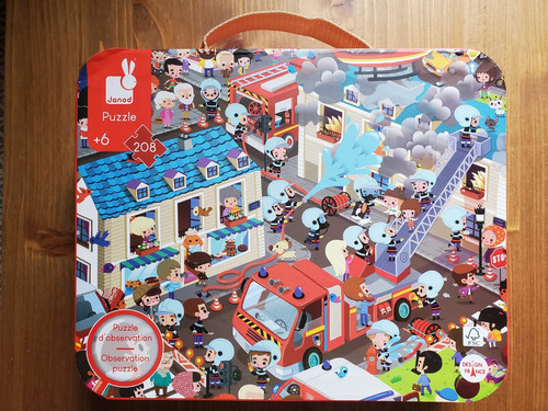 Rundpuzzle feuerwehr 208 - rundpuzzle, "feuerwehr"208