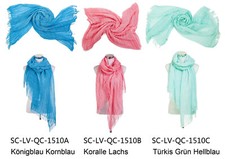 Schal Tuch Unifarbig Schlicht