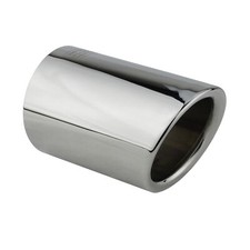 1 Auspuffblende VW Golf 6 7 Polo 6R Audi A1 A3 Chrom Edelstahl Auspuff Endrohr 