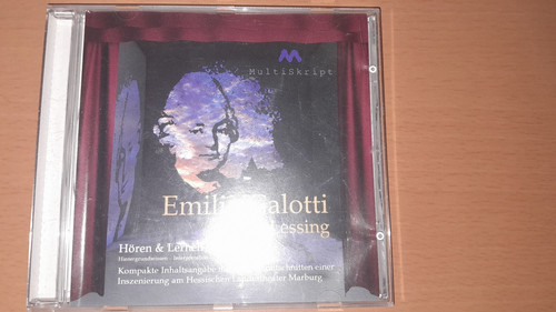 Emilia galotti lessing hören - emilia, galotti.