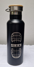 Porsche 911 - Trinkflasche Thermoflasche - 0,5 Liter - schwarz mit silber Design