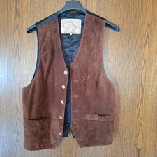 Vintage weste leder - vintage,