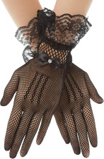 Netzhandschuhe Schwarz