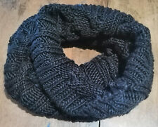 Strick Loop Schwarz gerne