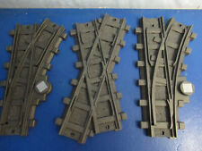 3 x RC Weiche 2x rechts 1x Kreuz zu RC Eisenbahn 5258 4085 4017 Playmobil 6374